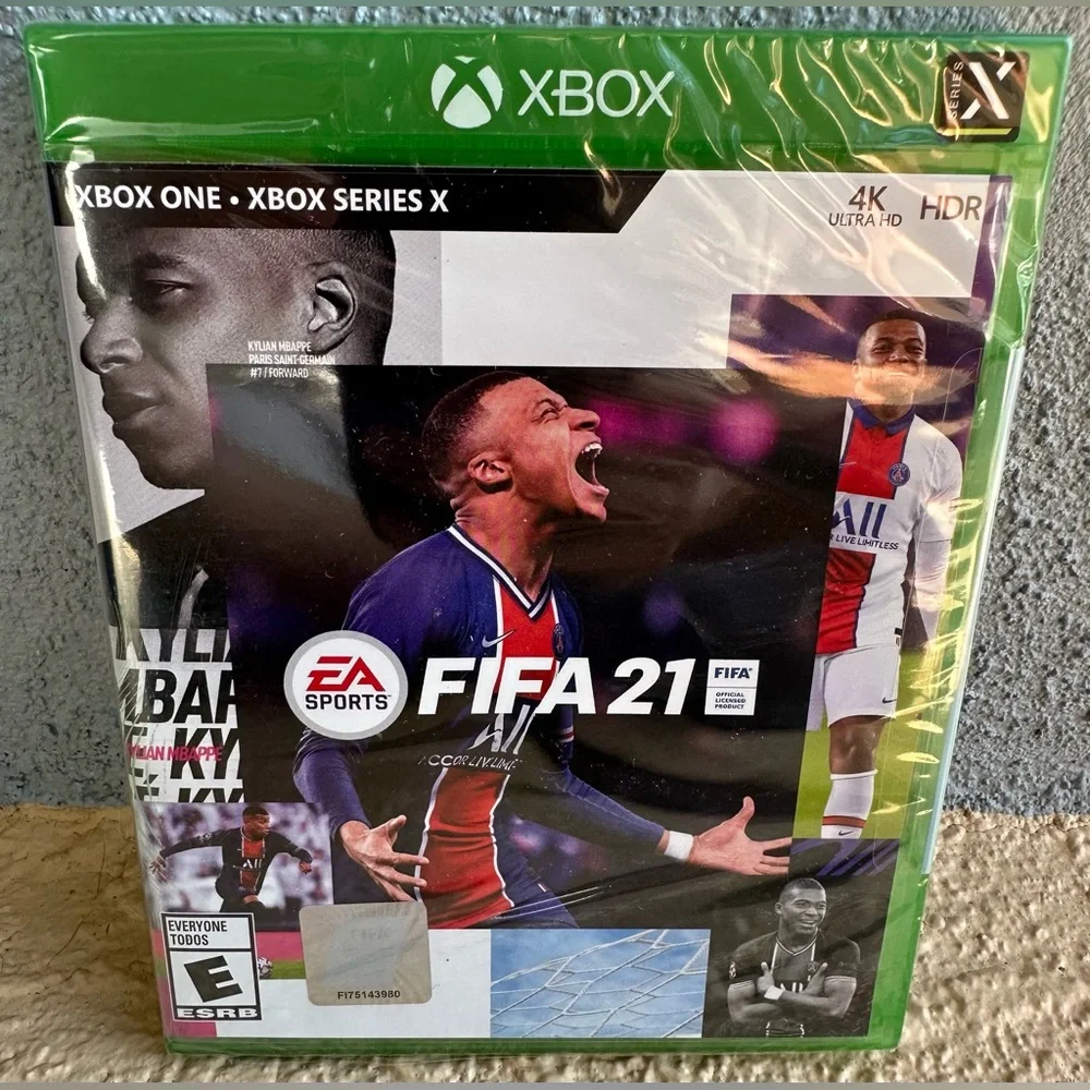 EA Sports FIFA 21 Xbox One Series X - Brand New Sealed - Kylian Mbappé Cover